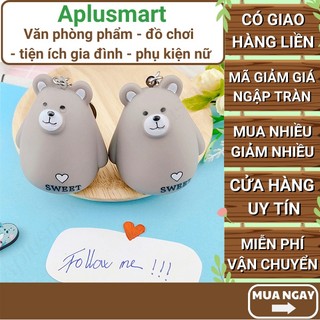 Combo 2 cái móc khóa gấu mập bóp kêu 🧸FREESHIP 🚛 Combo 2 cái móc khóa gấu mập bóp kêu - Aplusmart