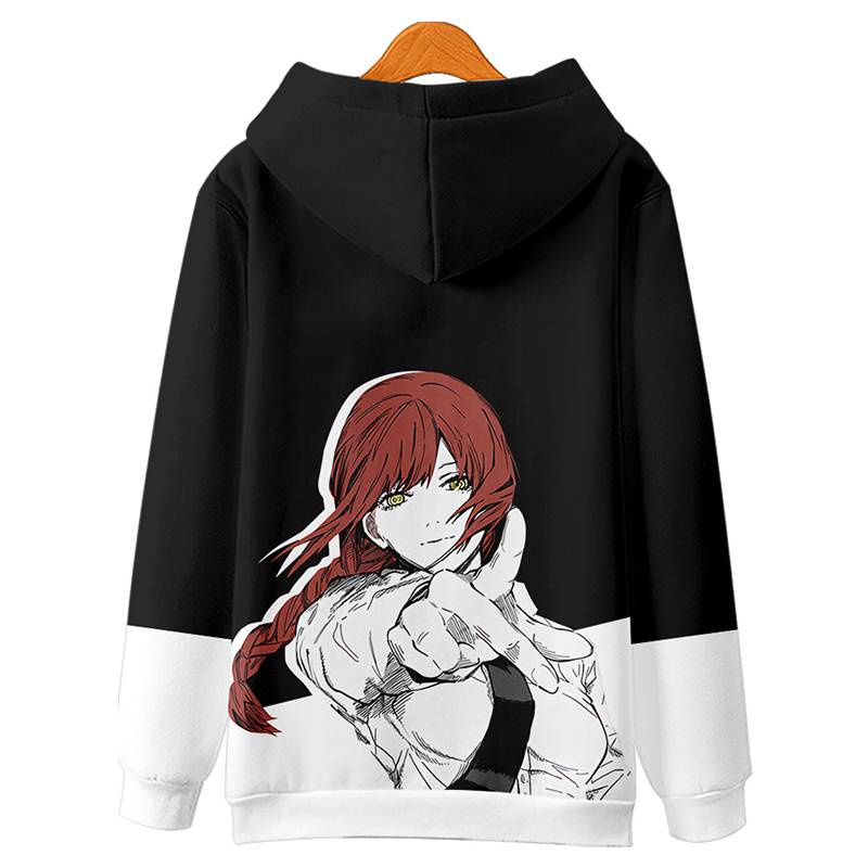 Áo Khoác Hoodie Tay Dài In Hình Nhân Vật Anime Chainsaw Man Makima Ag1 Thời Trang Cho Nam Và Nữ