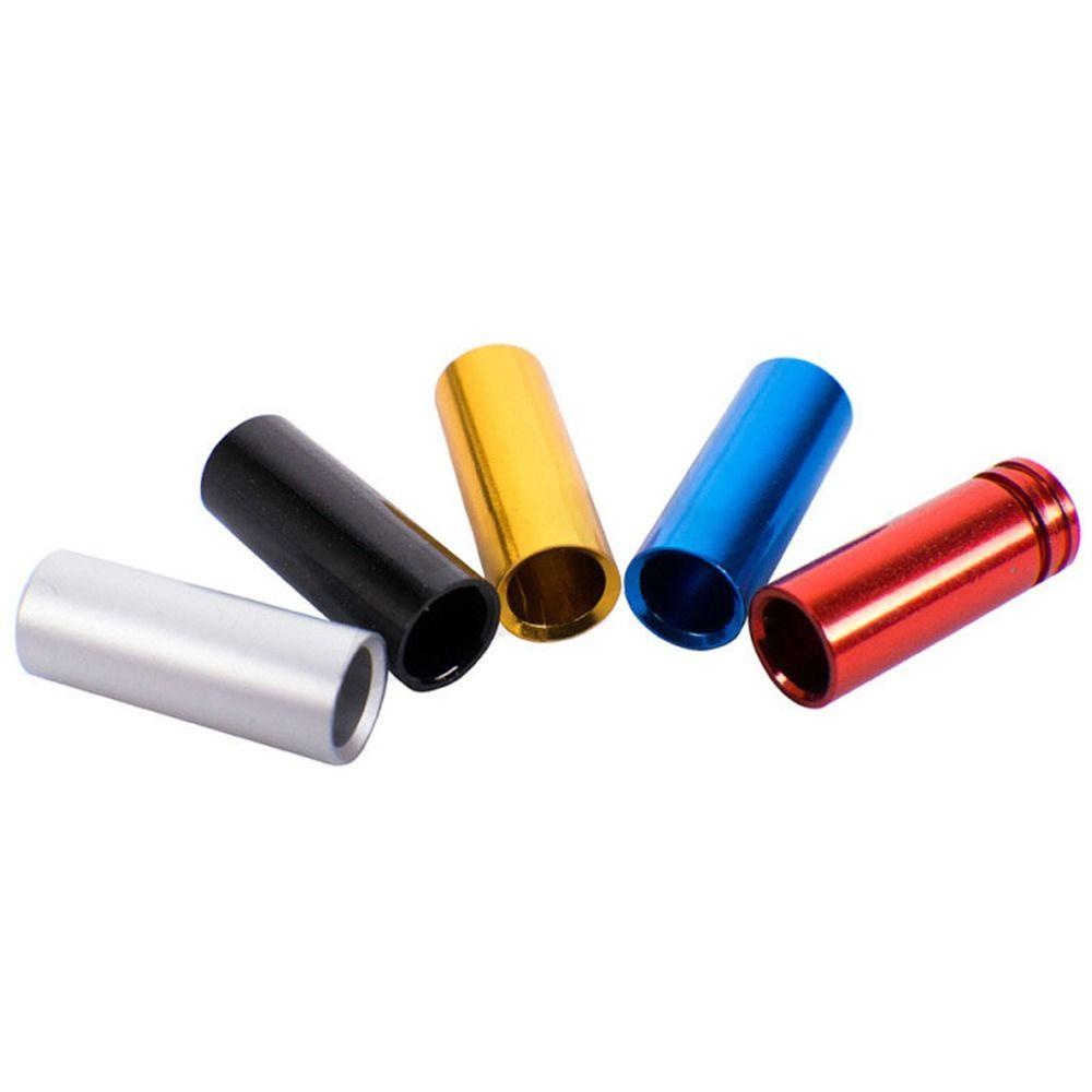 WTTLE Bộ 10 Vỏ Bọc Đầu Cáp Bằng Hợp Kim Nhôm Chống Bụi Cho Xe Đạp