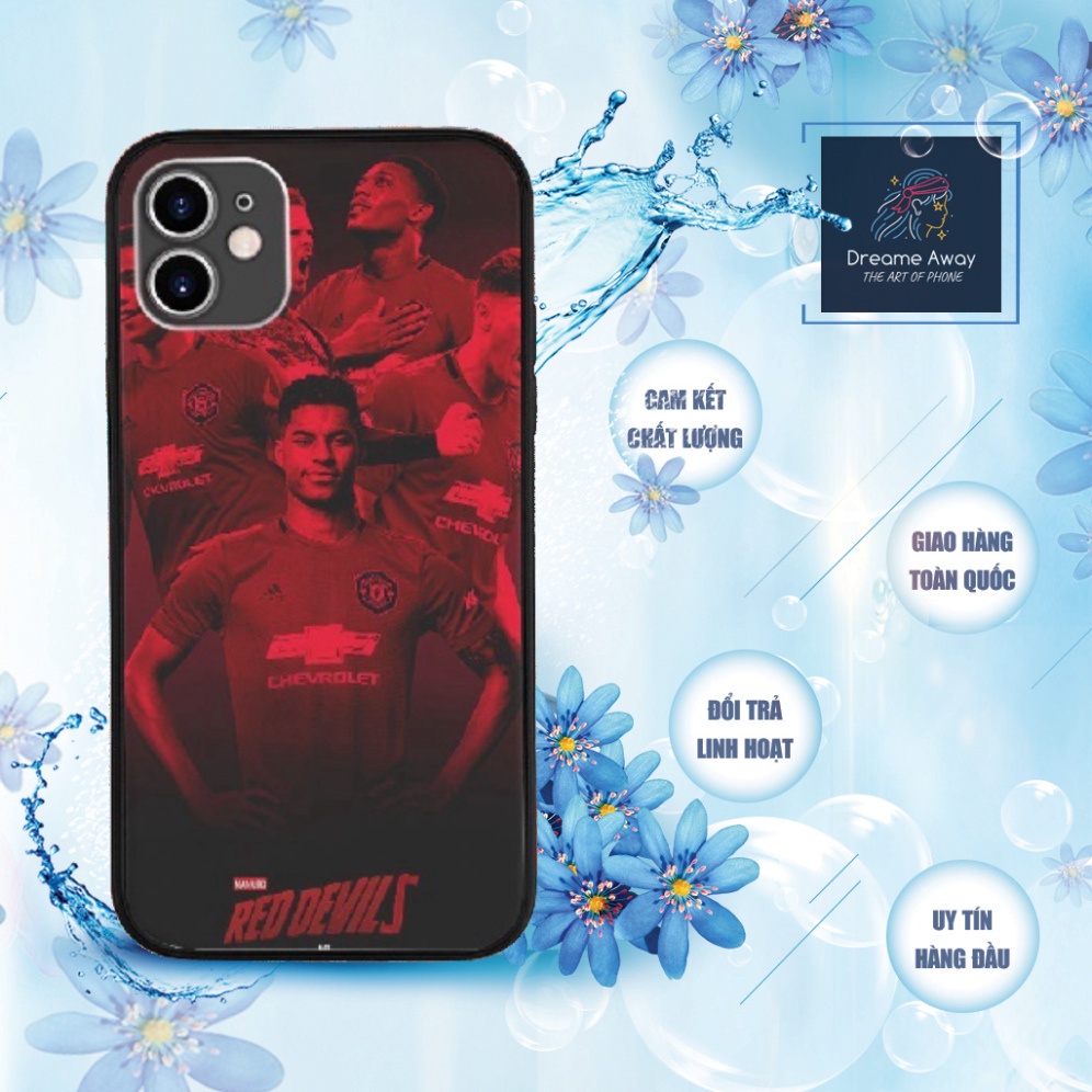 Ốp lưng điện thoại Iphone Silicon Tài Năng Bóng Đá CLB MU Casing Ip 6 7 8 Plus 11 12 13 mini Pro Max X Xr FOO20210294
