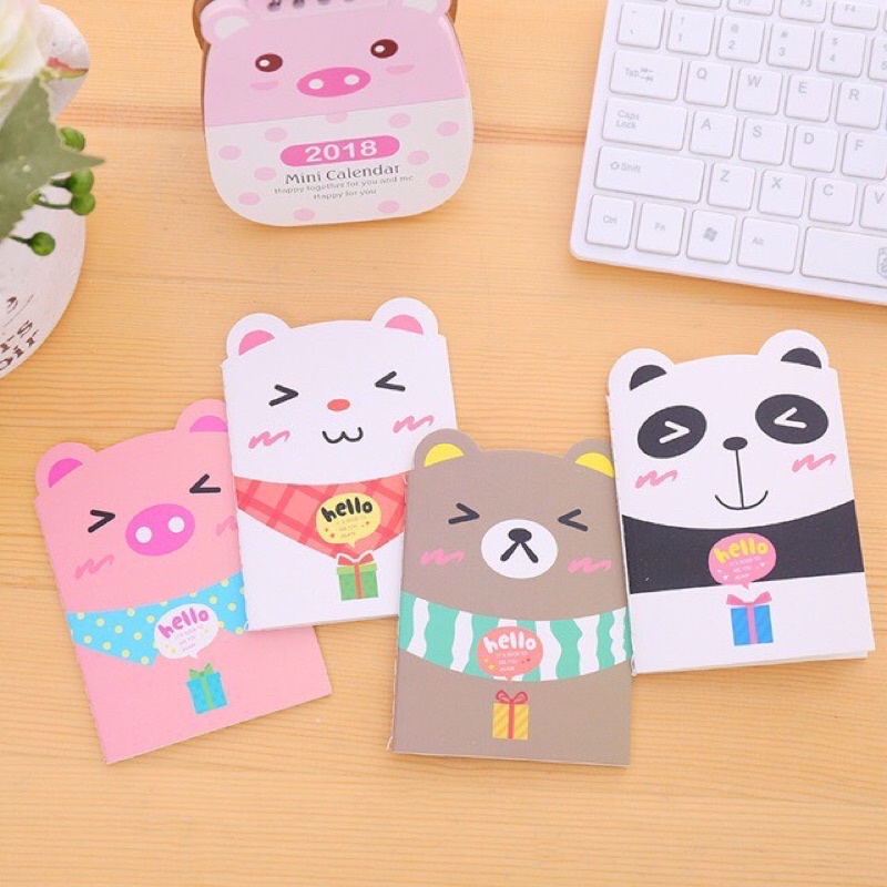 Sổ mini động vật các loại có tai