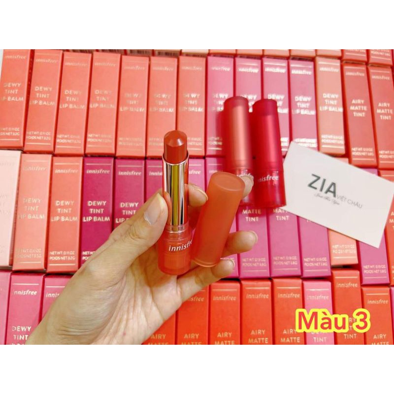 SON DƯỠNG MÀU INNISFREE DEWY TINT LIP BALM