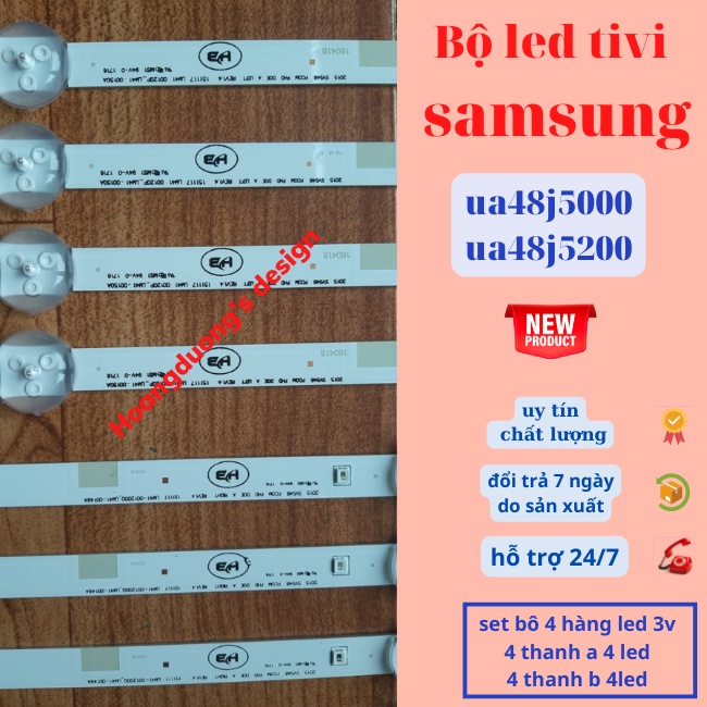 Thanh led tivi samsung ua48j5200,ua48j5000,sét bộ 8 thanh-dthoangduong
