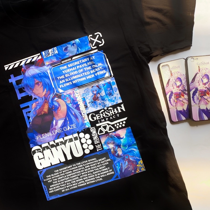 Áo phông Genshin Impact: Ganyu 100% Cotton Nam / Nữ by The Runaway