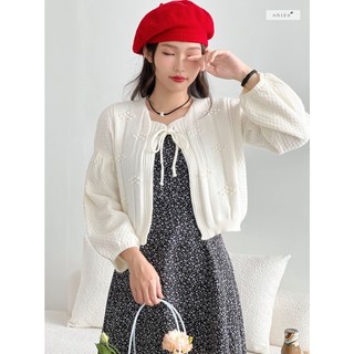 Áo len cardigan - áo len tay phồng nữ nhiennhienvintage BL37