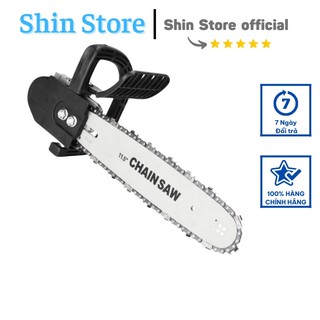 Bộ lam cưa xích gắn máy mài - Đầu chuyển đổi máy mài thành máy cưa -SHINSTORE