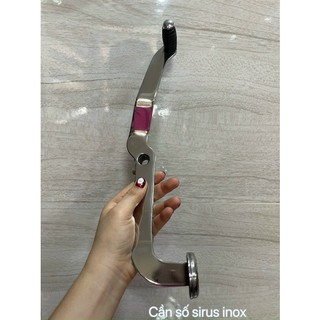 Cần số inox gắn xe sirius xăng cơ