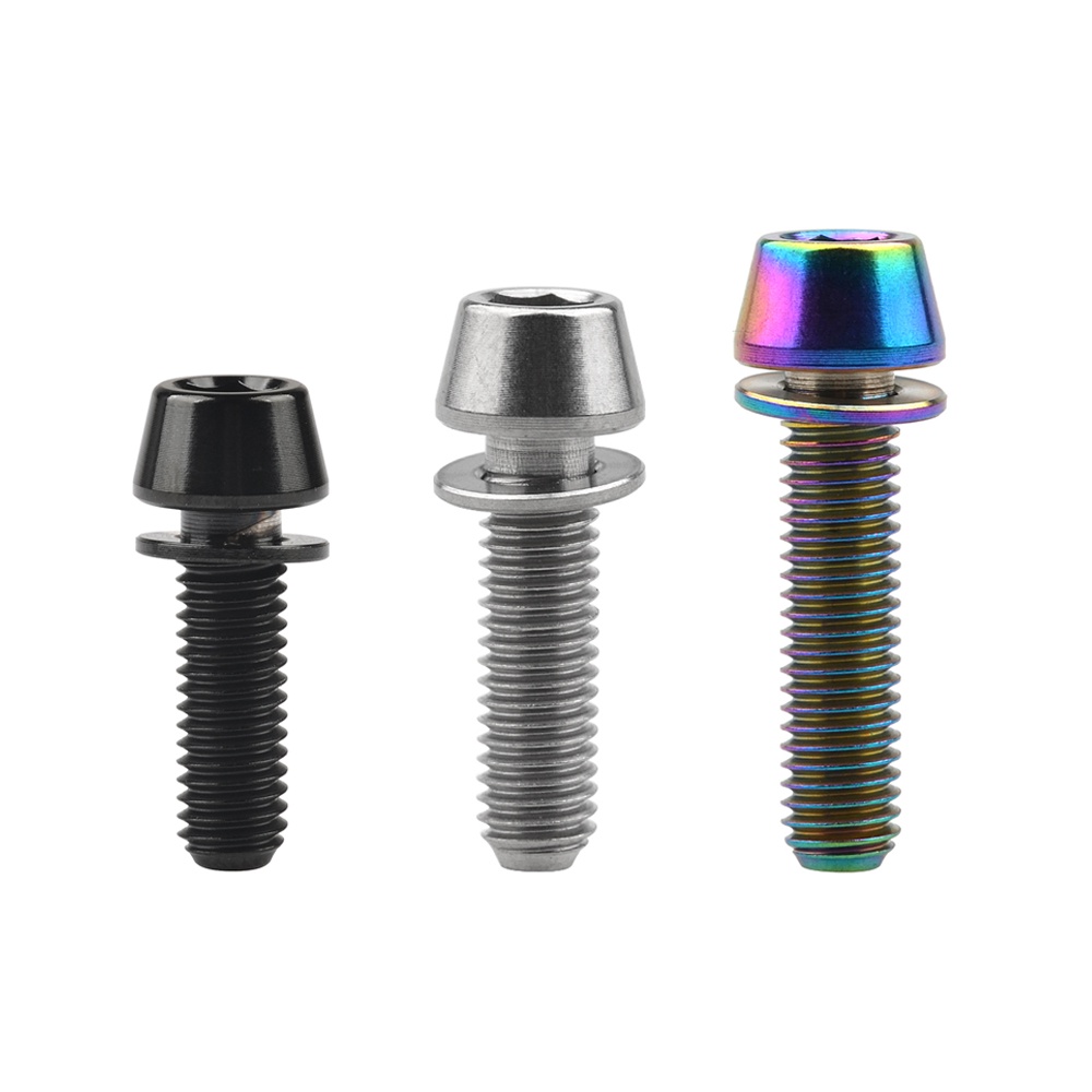 Bu lông WANYIFA titan M5x16 M5x18 M5x20mm có vòng đệm chuyên dụng dành cho xe đạp