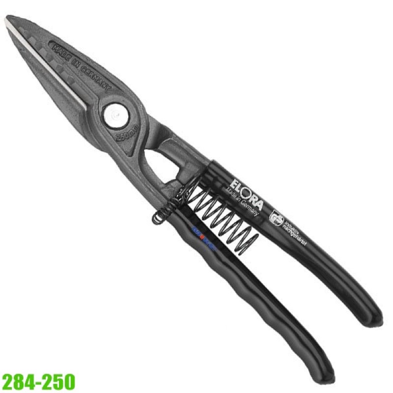 Kéo cắt thép tấm mũi thẳng Elora 284-250 10 inch 250mm Germany