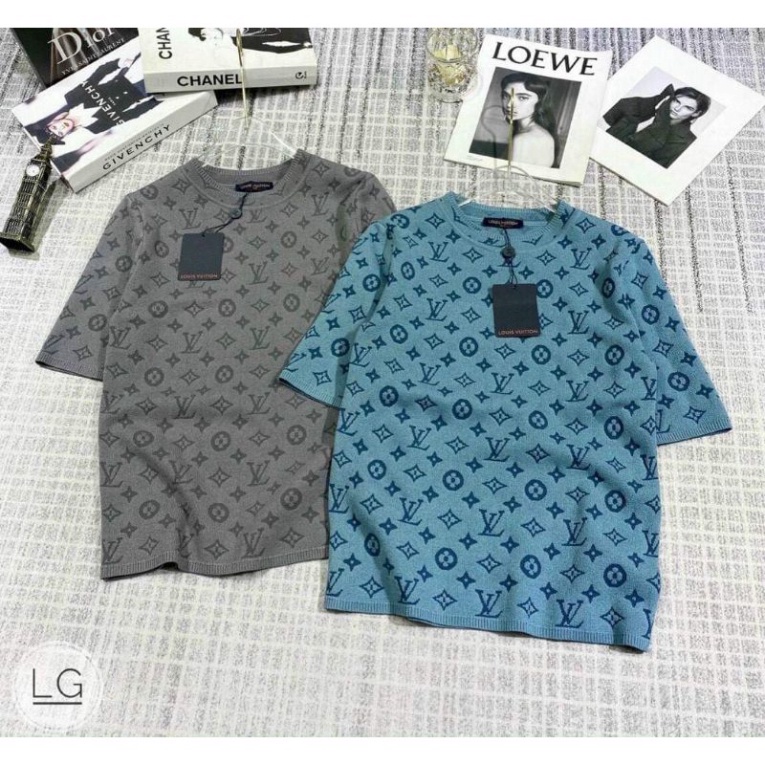 Áo len ngắn tay họa tiết hàng QCL1 - ANNA.SHOP(21.12)