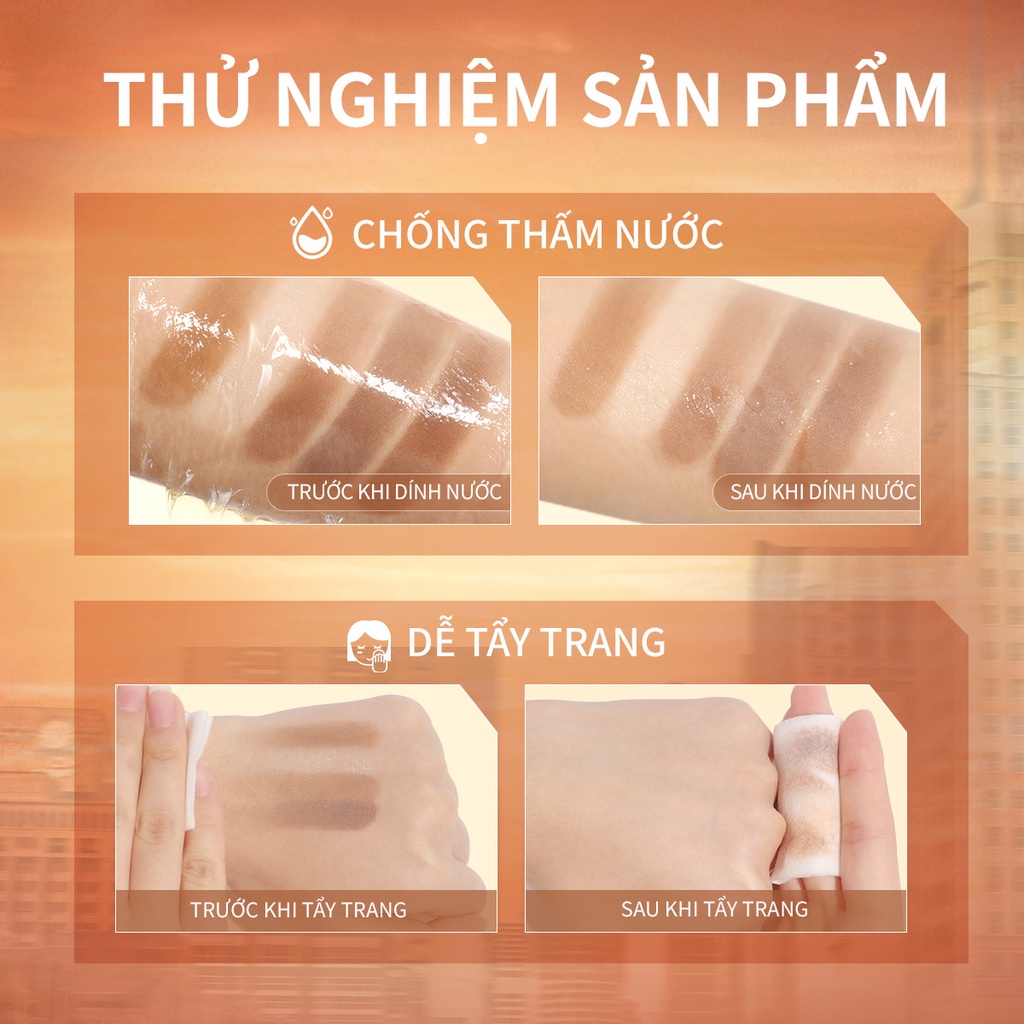 Bảng phấn mắt 4 màu Focallure đa năng 7.2g không thấm nước lâu trôi cho người mới bắt đầu