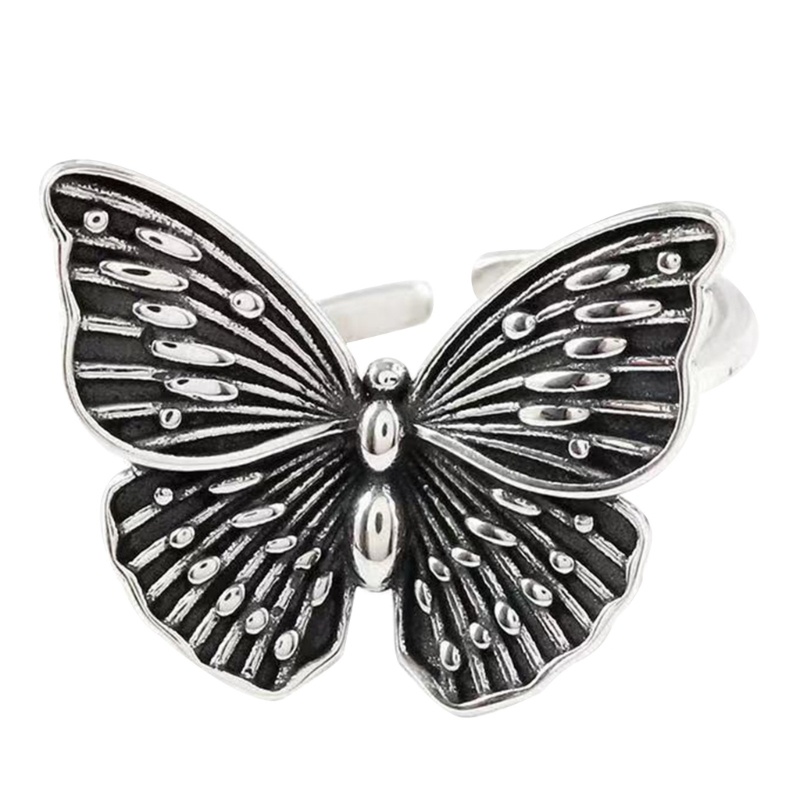 Nhẫn Hình Cánh Bướm Độc Đáo Phong Cách Retro
