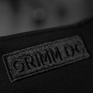 Grimm DC Vietmade box logo Hoodie (nỉ chân cua) // Black