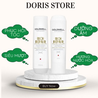 Goldwell - cặp dầu gội dầu xả dưỡng ẩm phục hồi goldwell 200ml