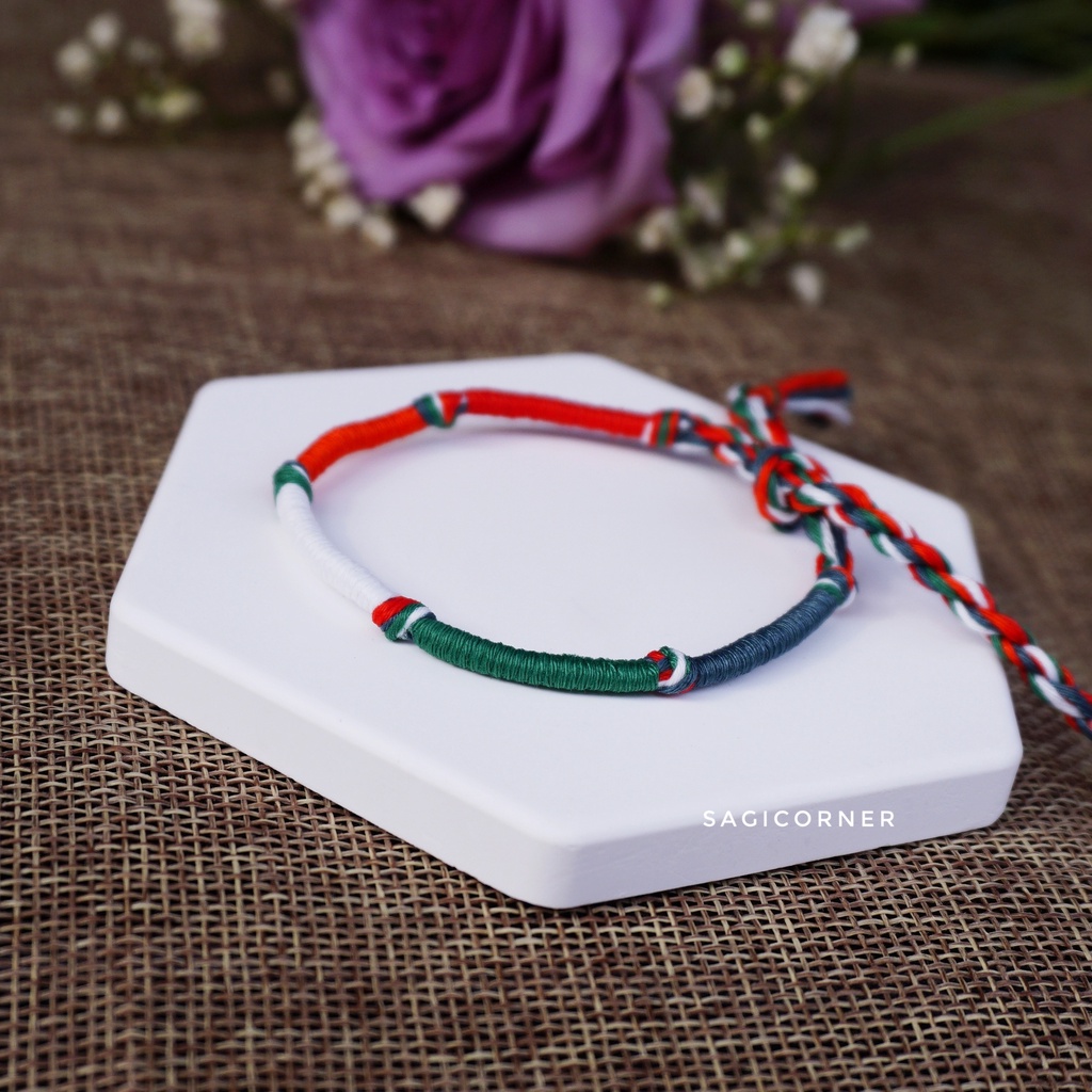 Chap.1 - Vòng tay, chân màu giáng sinh unisex l Wrap bracelet