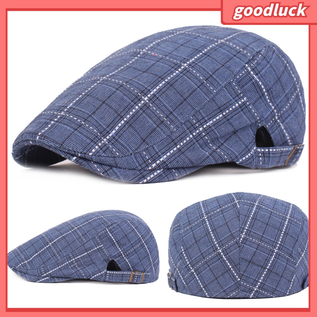 [Hàng Có Sẵn] Mũ Beret Nam Có Khóa Phong Cách Retro