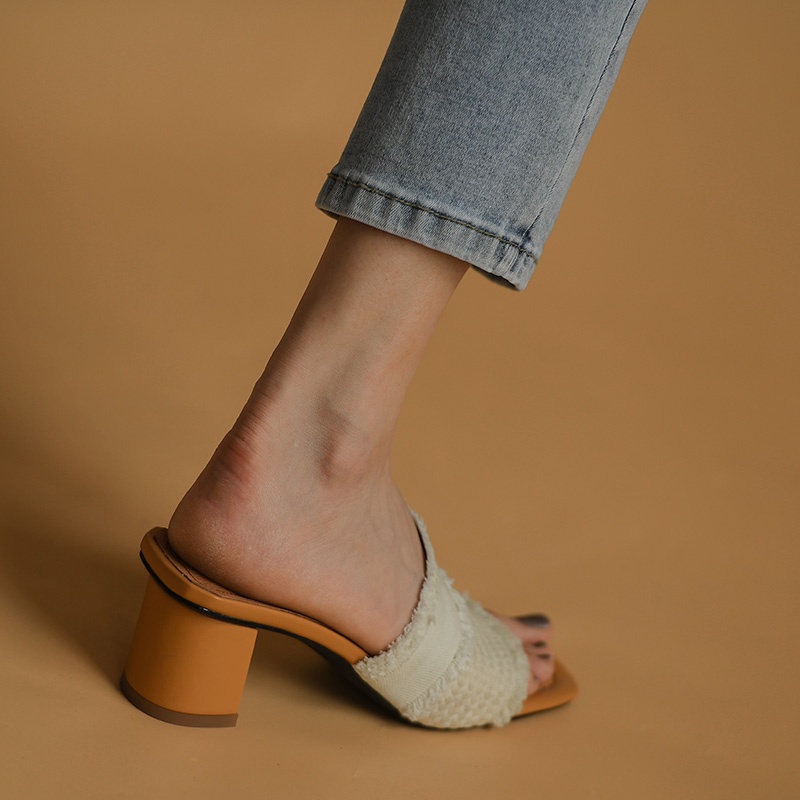 Sandal Cao Gót Hở Ngón Thiết Kế Mới Thời Trang Mùa Hè 2022 Dành Cho Nữ