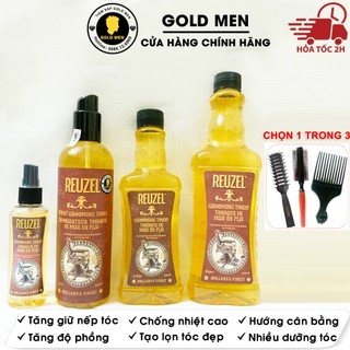 Chai xịt tạo phồng, dưỡng tóc Reuzel Spray Grooming Tonic