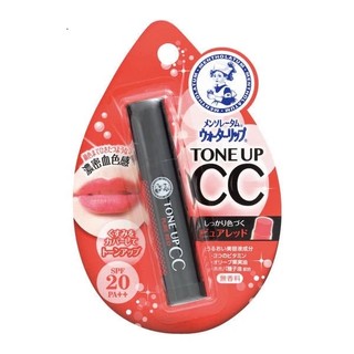 Son dưỡng môi chống nắng spf20 pa++ rohto cc tone up màu đỏ