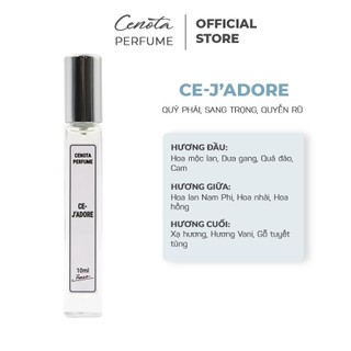 Nước hoa cenota -j’adore 10ml, quý phái, sang trọng, quyến rũ