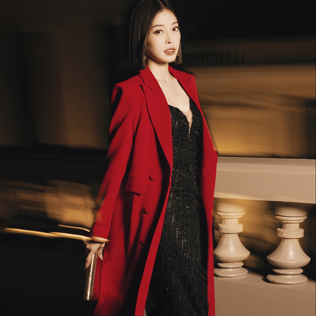 REINA - Áo khoác trench coat 2 hàng khuy