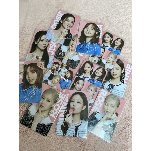 [OFFICIAL] Card Blackpink x Oreo mặc định df Jennie Lisa Jisoo Rosé chính hãng