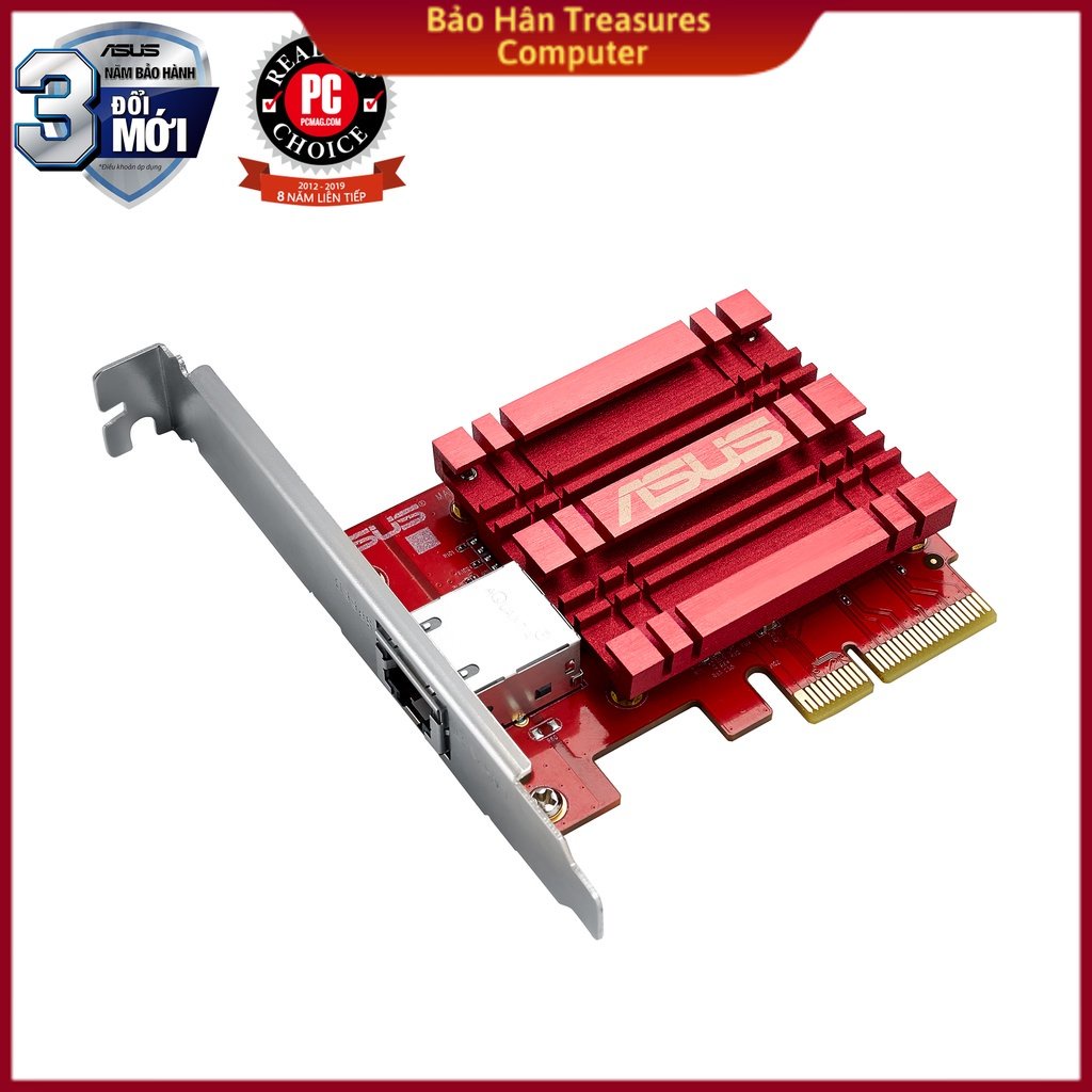 Cạc mạng ASUS XG-C100C V2  tốc độ 10Gbps không dây PCI - Hàng Chính Hãng