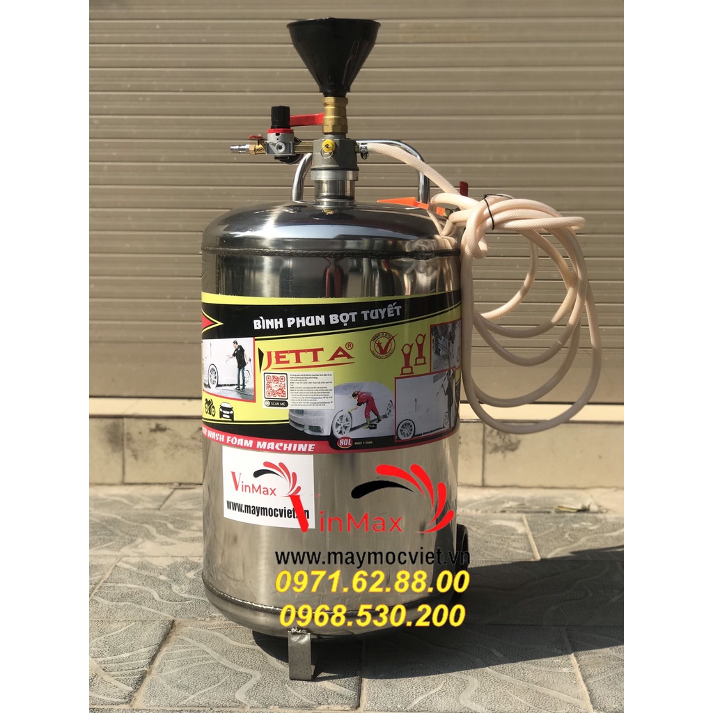 Bình bọt tuyết 80 lit thân inox chất lượng cao