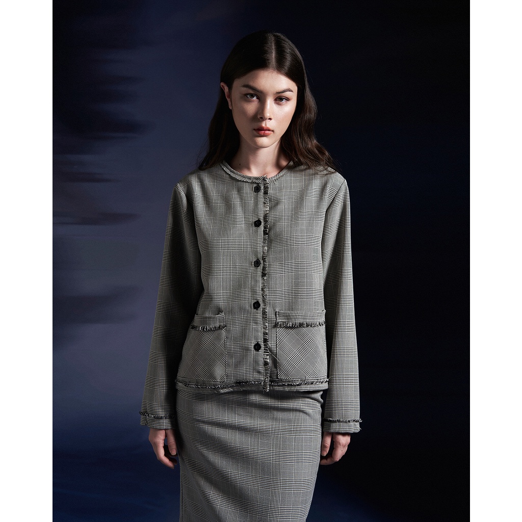 Áo vest nữ kiểu dáng tối giản KHÂU BY CQ Fanny Jacket