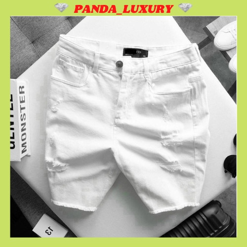 Quần short jean nam rách xước cao cấp phong cách thời trang Hàn Quốc chuẩn hàng shop