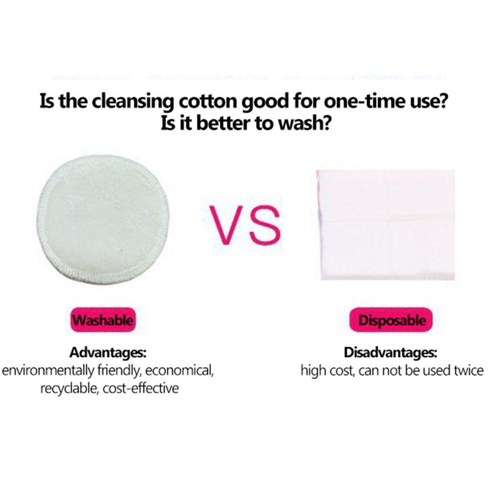 FALLFORBEAUTY Bông Tẩy Trang Tròn Bằng Sợi Tre Mềm Mại Chăm Sóc Da Cho Nữ