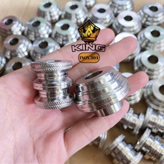 [HÌNH THẬT] Cặp canh bánh trước sau chuẩn inox 304 gắn cho các dòng xe Wave Dream Fuled Funeo