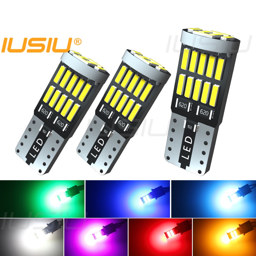 Đèn LED Pha Lê Ánh Sáng Trắng / Xanh Dương 4014 / T10 26SMD LED T10 Đọc Vòm Trong Xe Hơi IUSIU W5W