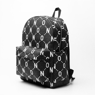 Balo chất liệu da đi học đi chơi unisex chống nước backpack gonz màu đen - balo 11