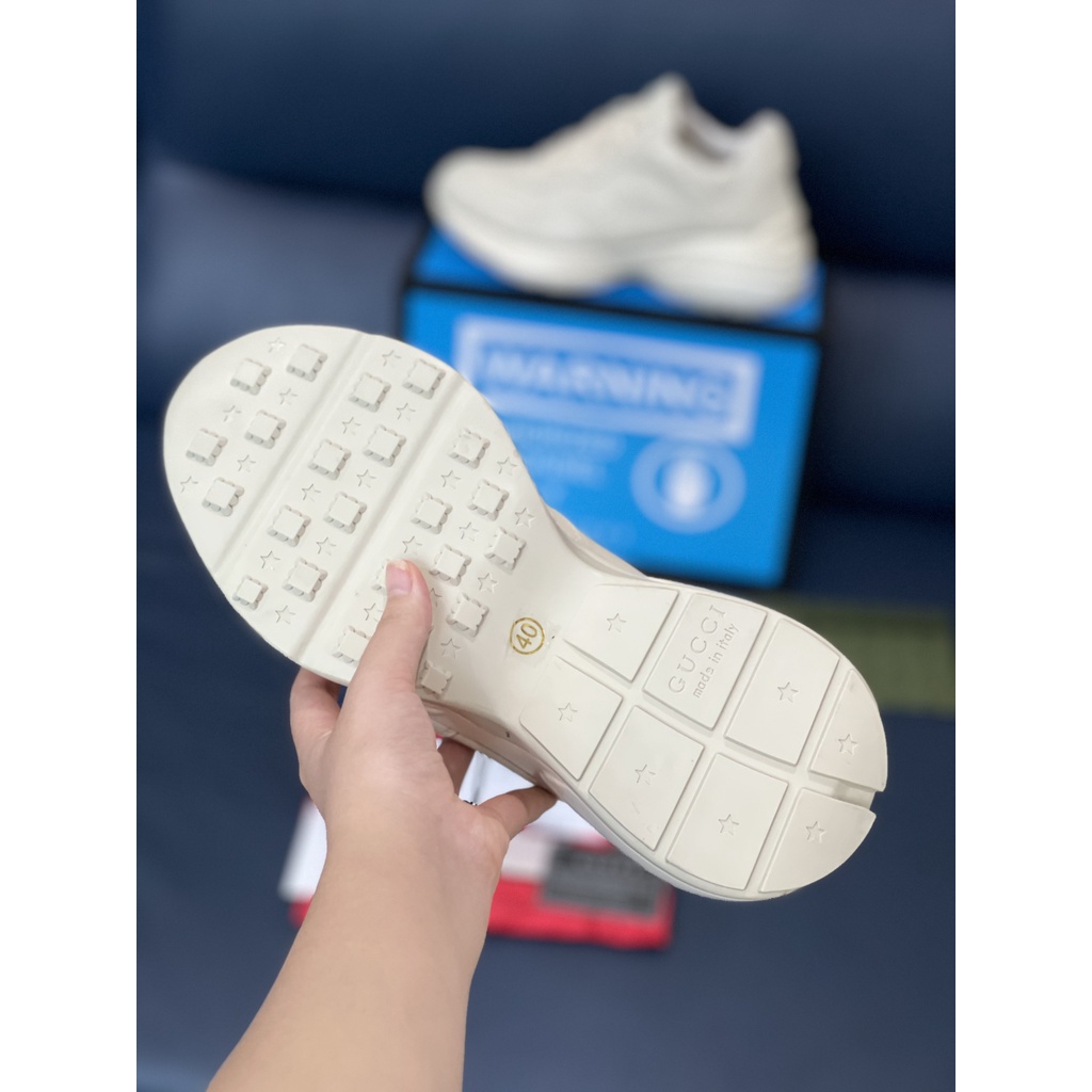 HoPi | Giày Sneaker MLB GC Trắng Trơn Tăng Chiều Cao, Full Box Bill