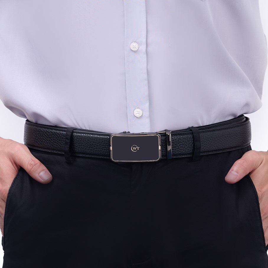 Thắt Lưng Nam Da Bò Cao Cấp Màu Nâu, Màu Đen BORDER MILL - WT Leather
