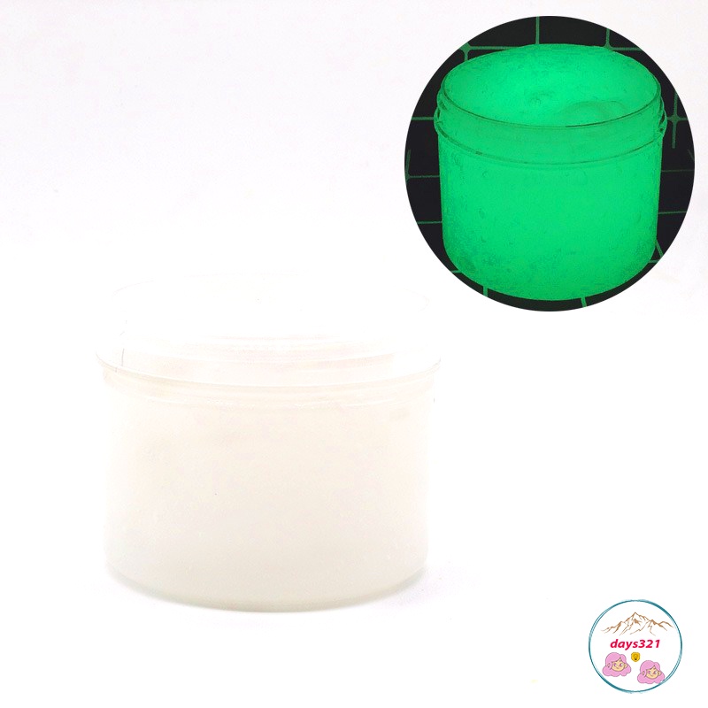 SLIME DẠ QUANG 200ML PHÁT SÁNG TRONG BÓNG TỐI Hũ Slam Gudetama Squishy