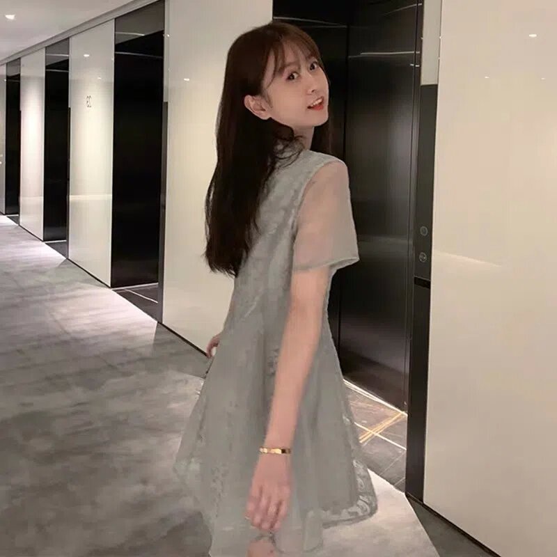 Đầm Sườn Xám Cách Tân Phong Cách Thời Trang Mùa Hè Mới 2022