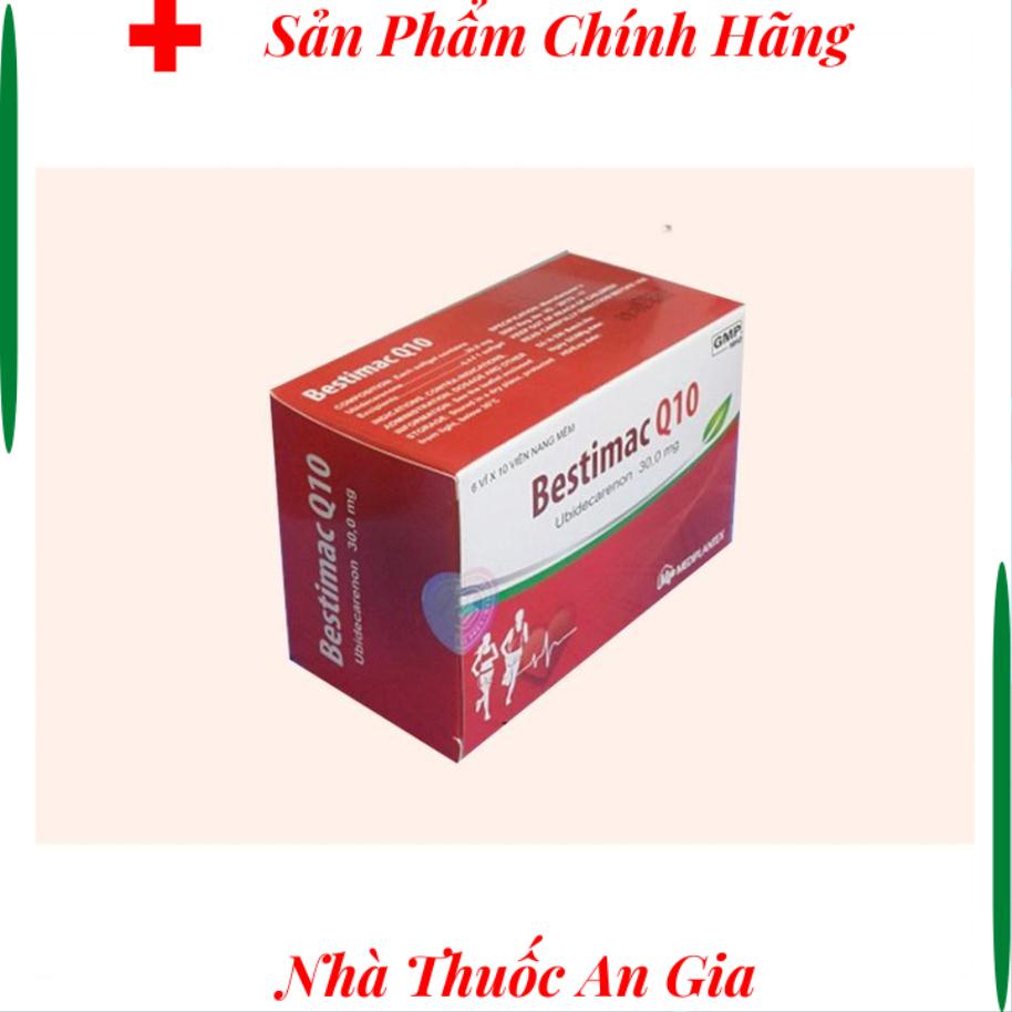Viên Nang Mềm Bestimac Q10 Hỗ Trợ Chống Oxy Hóa, Ổn Định Màng Tế Bào Hộp 60 Viên b