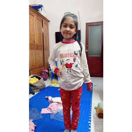 Bộ noel cho bé gái mặc mẫu