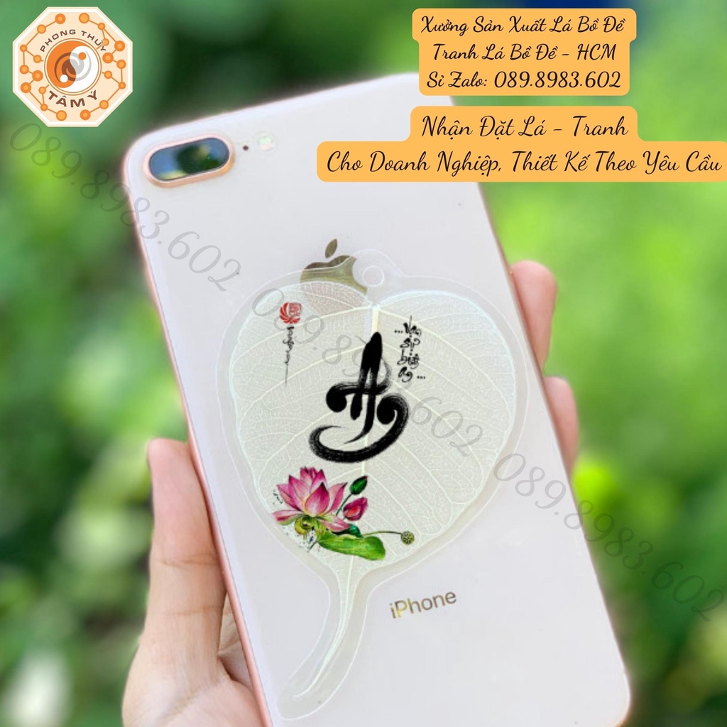 Lá Bồ Đề Thư Pháp Chữ An Đem Lại May Mắn Và Bình An