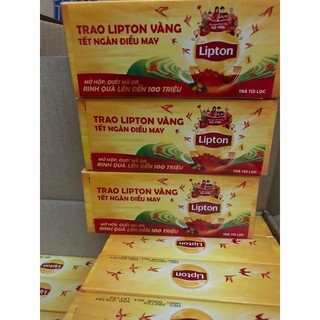 Trà Lipton nhãn vàng hộp 100 gói
