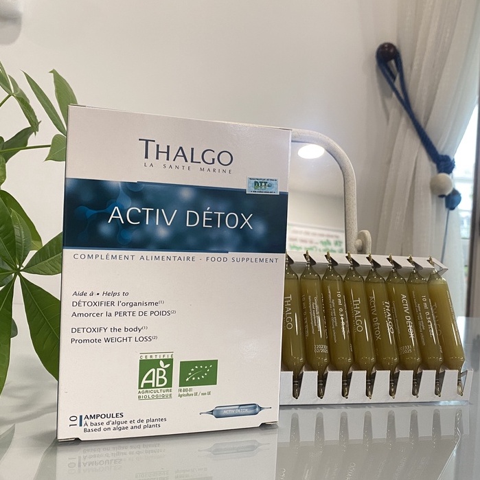Nước Uống Thanh Lọc Cơ Thể, Đào Thải Nước và Mỡ Thừa, Hỗ Trợ Làm Đẹp Da THALGO Activ Detox