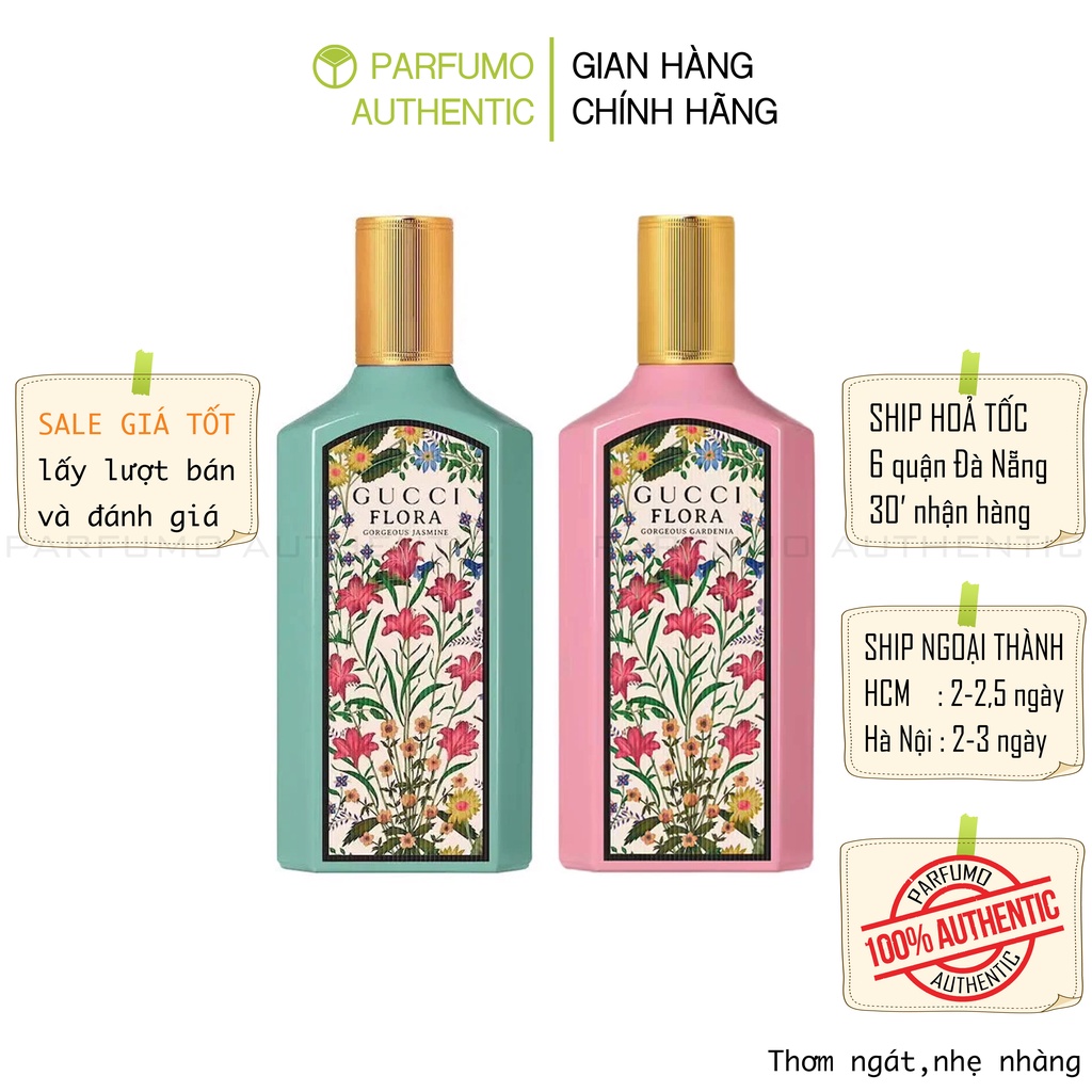 Nước hoa Gucci Flora Gorgeous Jasmine và Gardenia