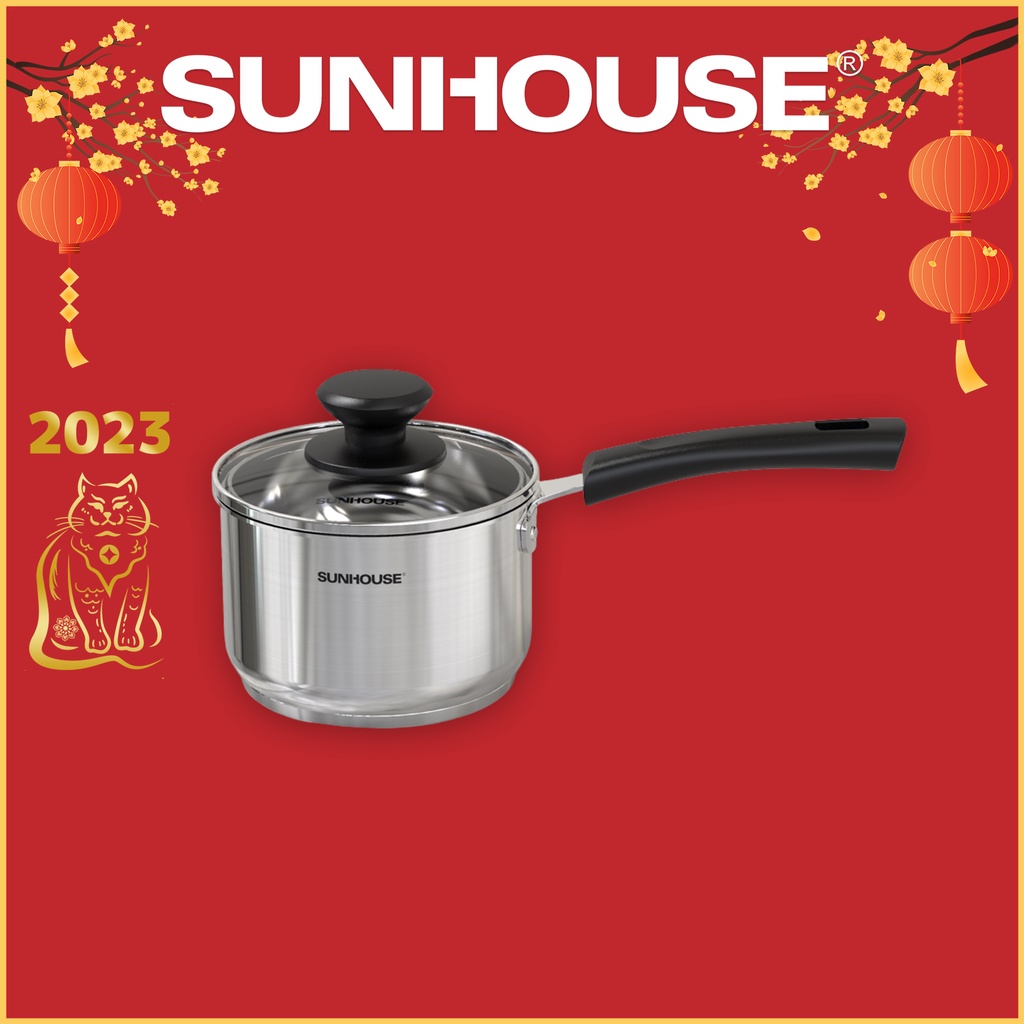 Nồi quấy bột đáy từ Inox 3 đáy SUNHOUSE SHG300-14