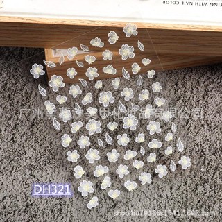 Sticker dán móng hoa nổi, miếng dán móng