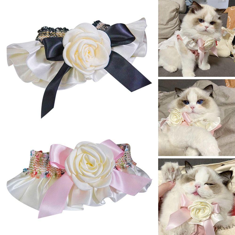 Vòng Cổ TùY ChỉNh ĐíNh Nơ Xinh XắN Cho Thú Cưng