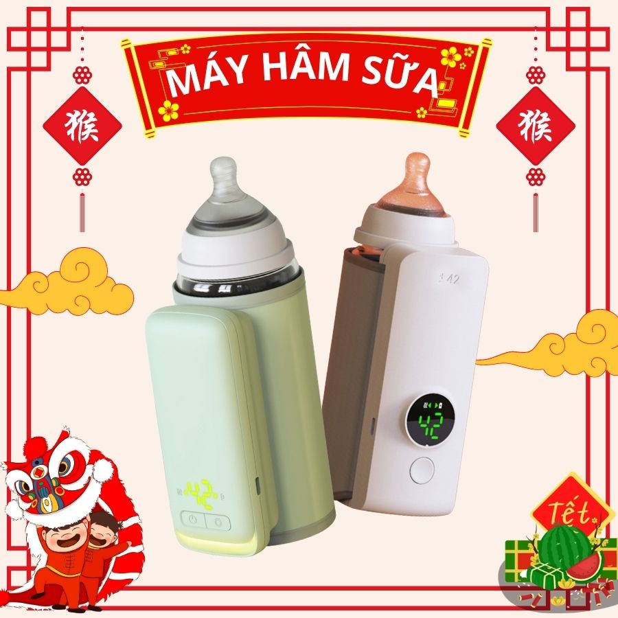Máy hâm sữa không dây FINOSE, ủ sữa cho bé, nhiệt độ ổn định, dung lượng pin lớn 6000mAh