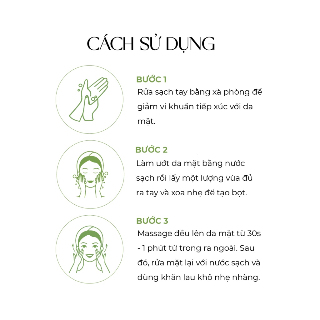 Gel rửa mặt ngăn ngừa mụn chiết xuất rau má Truesky Centella Cleanser 50g