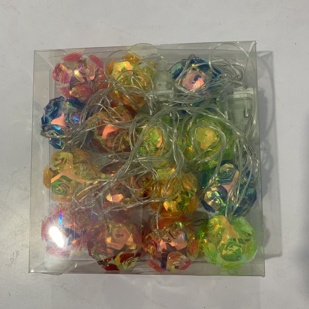 ĐÈN NHÁY TRANG TRÍ 5M 15 BÓNG 7 MẦU MỚI VỎ NHỰA 2022